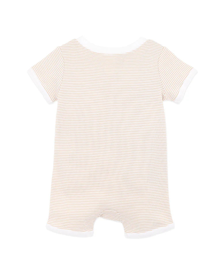 BILLIE GIRAFFE ORGANIC SS ZIPSUIT