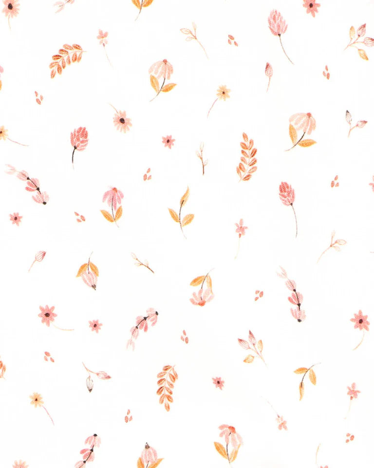 BILLIE DITSY FLORAL ORGANIC LS ZIPSUIT