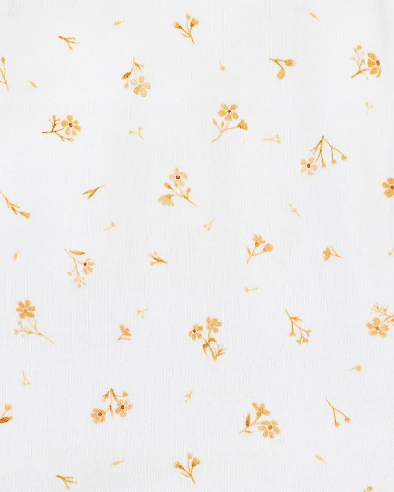 BAILEY FLORAL LS ZIP ONESIE