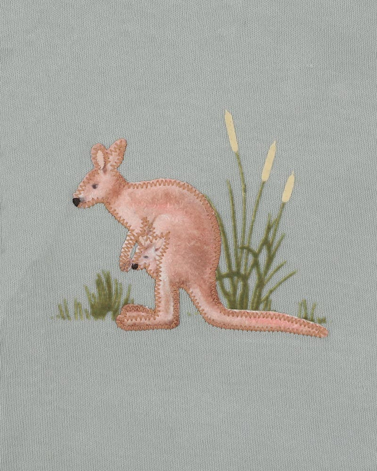 CHARLIE KANGAROO ORGANIC ZIPSUIT