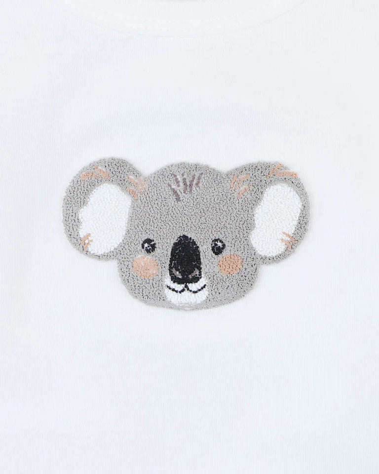 CHARLIE KOALA ORGANIC LS BODYSUIT