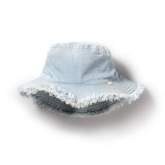 Organic Denim Sun Hat