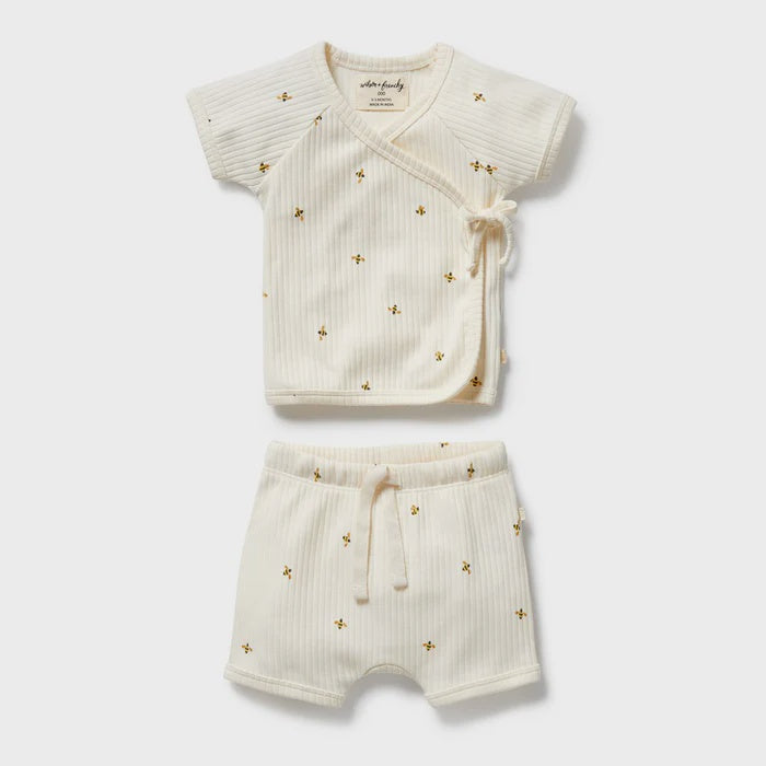 Bee Mine Organic Kimono Set