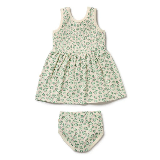 Periwinkle Organic Dress Set