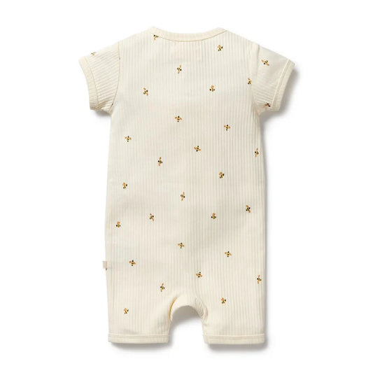Bee Mine Organic Boyleg Zipsuit