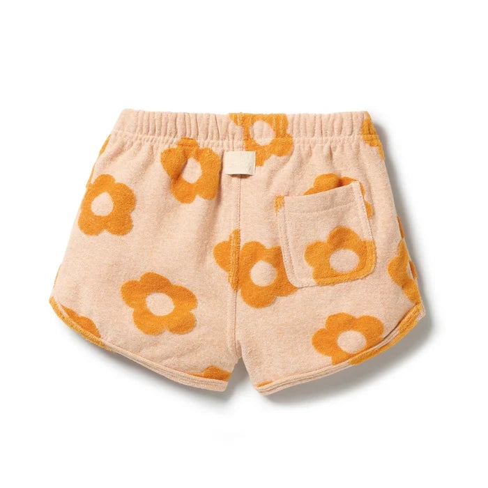 Daisy Glow Organic Terry Tie Short