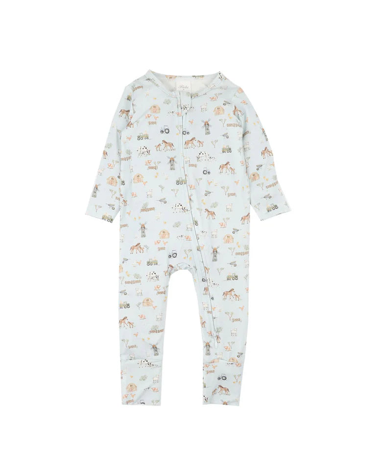 FARM ECOCOSY LS ZIPSUIT