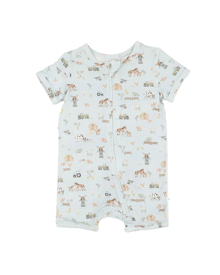 FARM ECOCOSY SS ZIPSUIT