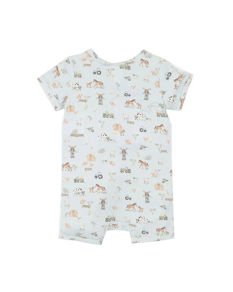 FARM ECOCOSY SS ZIPSUIT