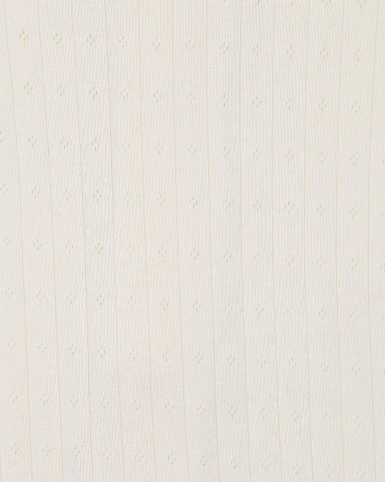 MILK ORGANIC POINTELLE LS ZIPSUIT
