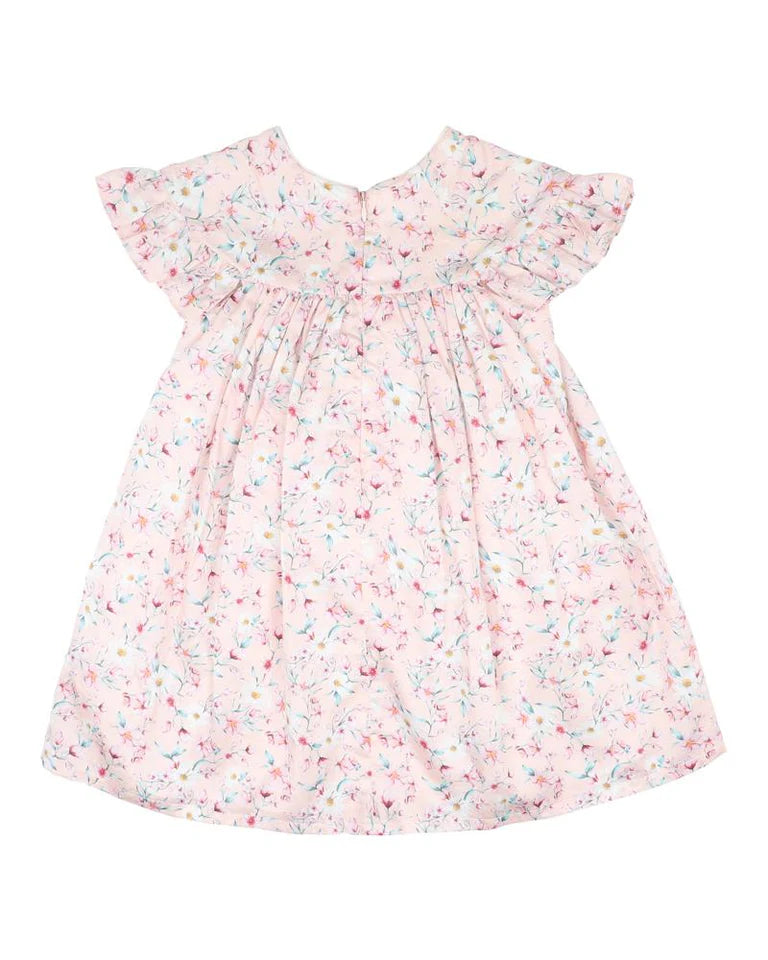 ZOE FRILL SLEEVE DRESS 3-7 YRS