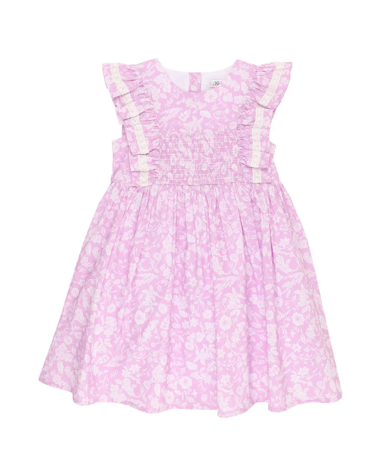 ZARA LILAC PRINT DRESS 3-7RS