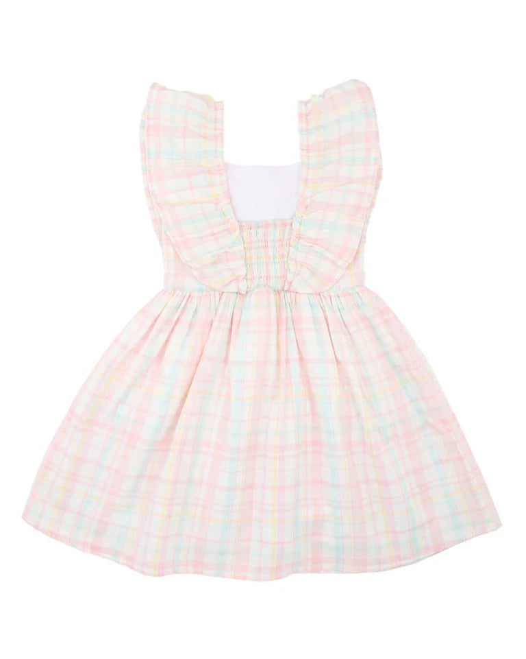 MADELYN CHECK DRESS 3-7 YRS