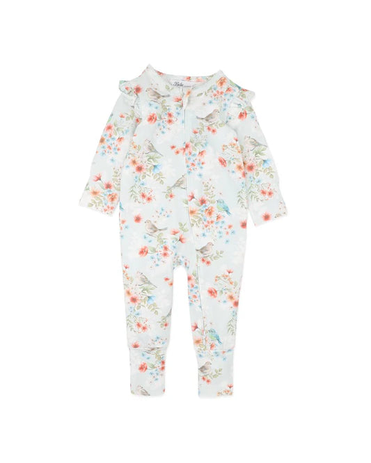GEMMA BIRD ORGANIC ZIPSUIT