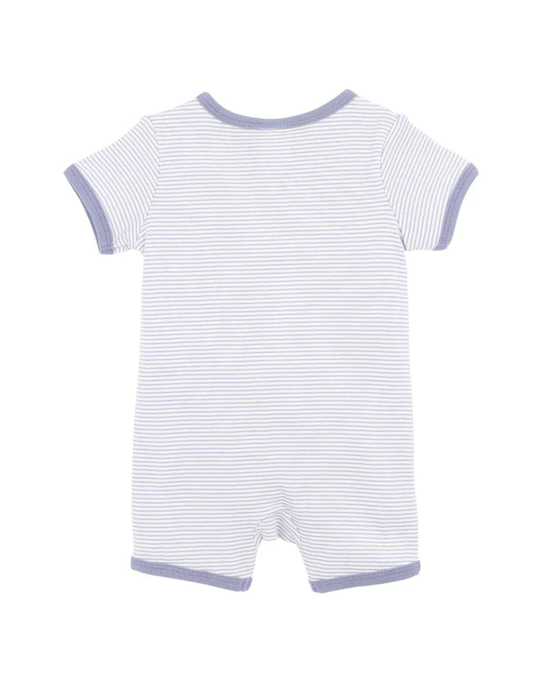AXEL ORGANIC STRIPE SS ZIPSUIT