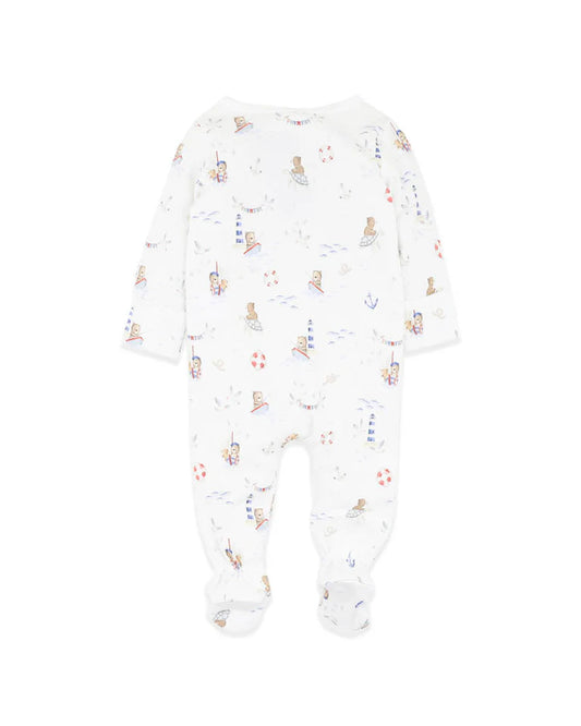 AXEL ORGANIC PRINT LS ZIPSUIT