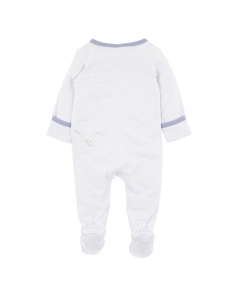 AXEL STRIPE ORGANIC LS ZIPSUIT