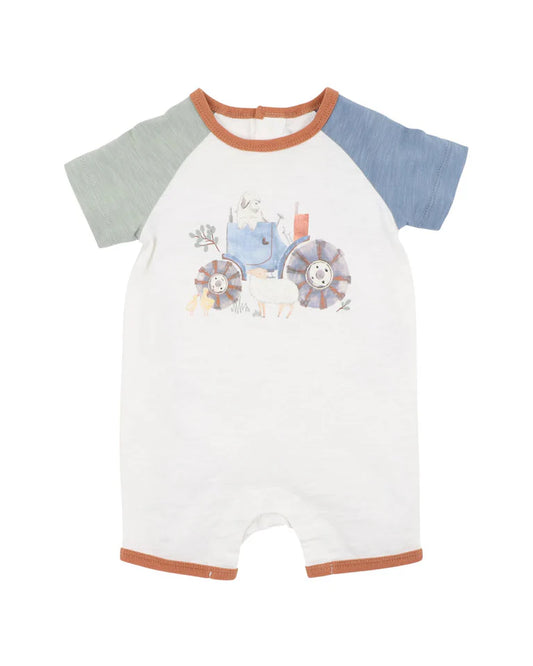 CLAYTON FARM SCENE SS ROMPER