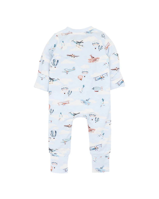 HARLAN PRINT LS ZIPSUIT