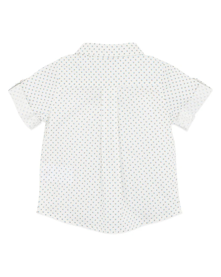 ROMAN GEO PRINT SS SHIRT