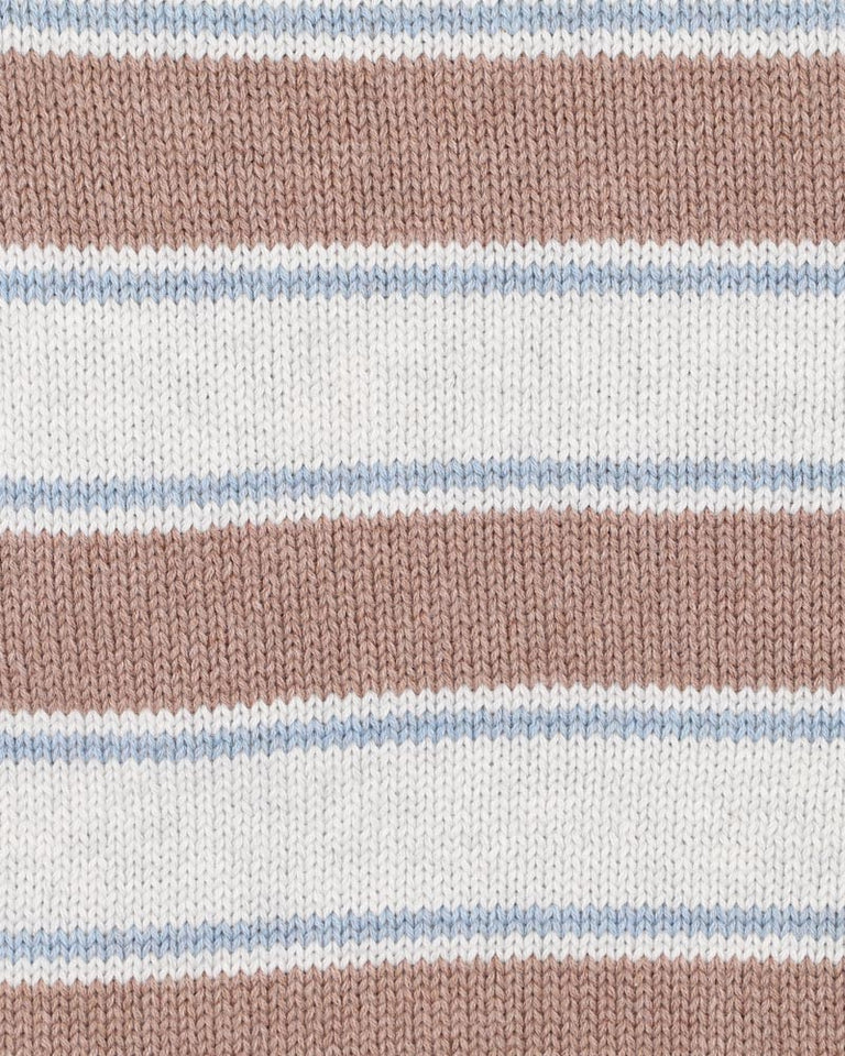 ALVIN STRIPE ORGANIC KNITTED JUMPER