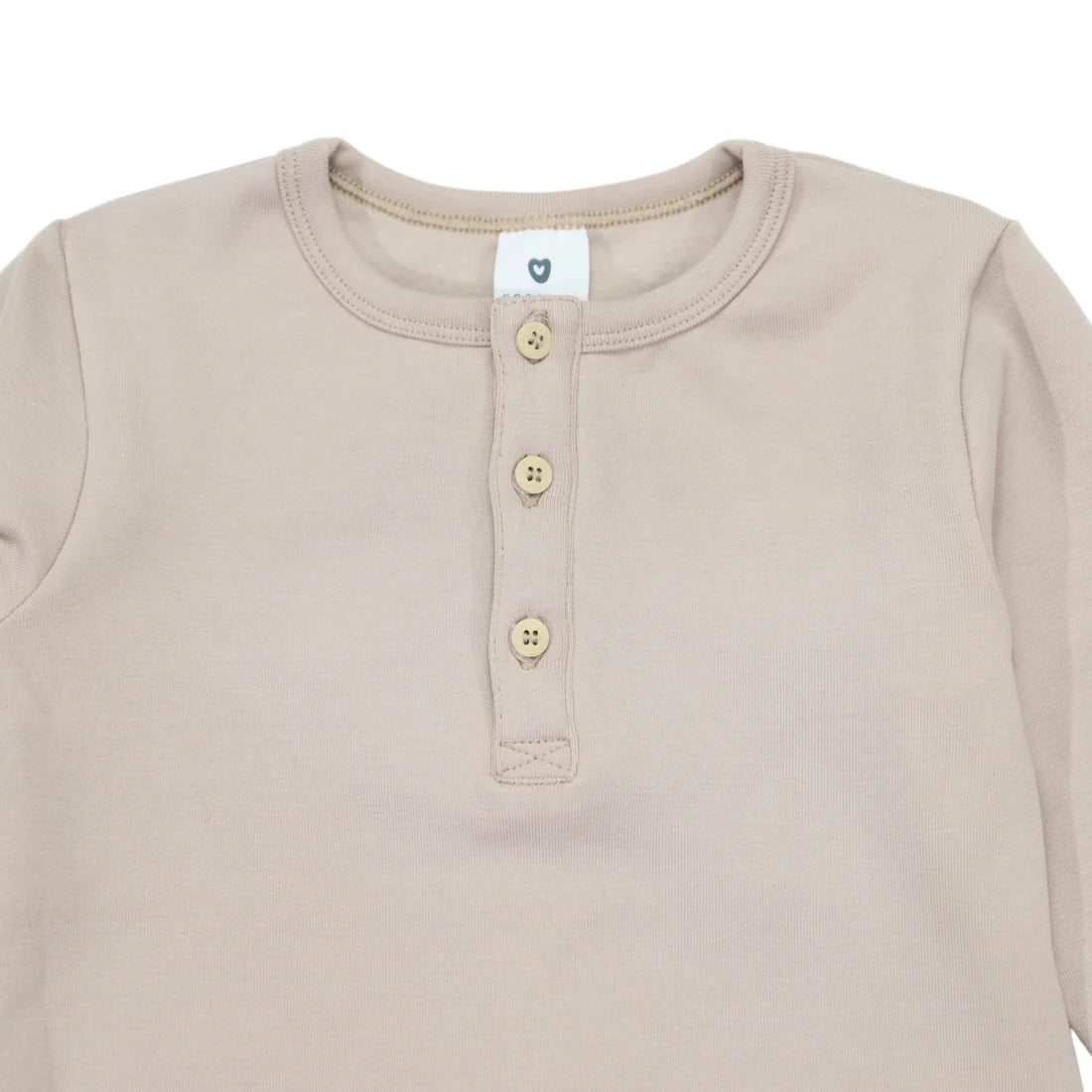 Essential Henley Tee Chestnut