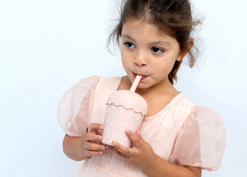 Daisy Silicone Dinnerware & Smoothie Bundle