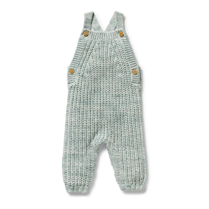 Moss Speckle Organic Knitted Overall