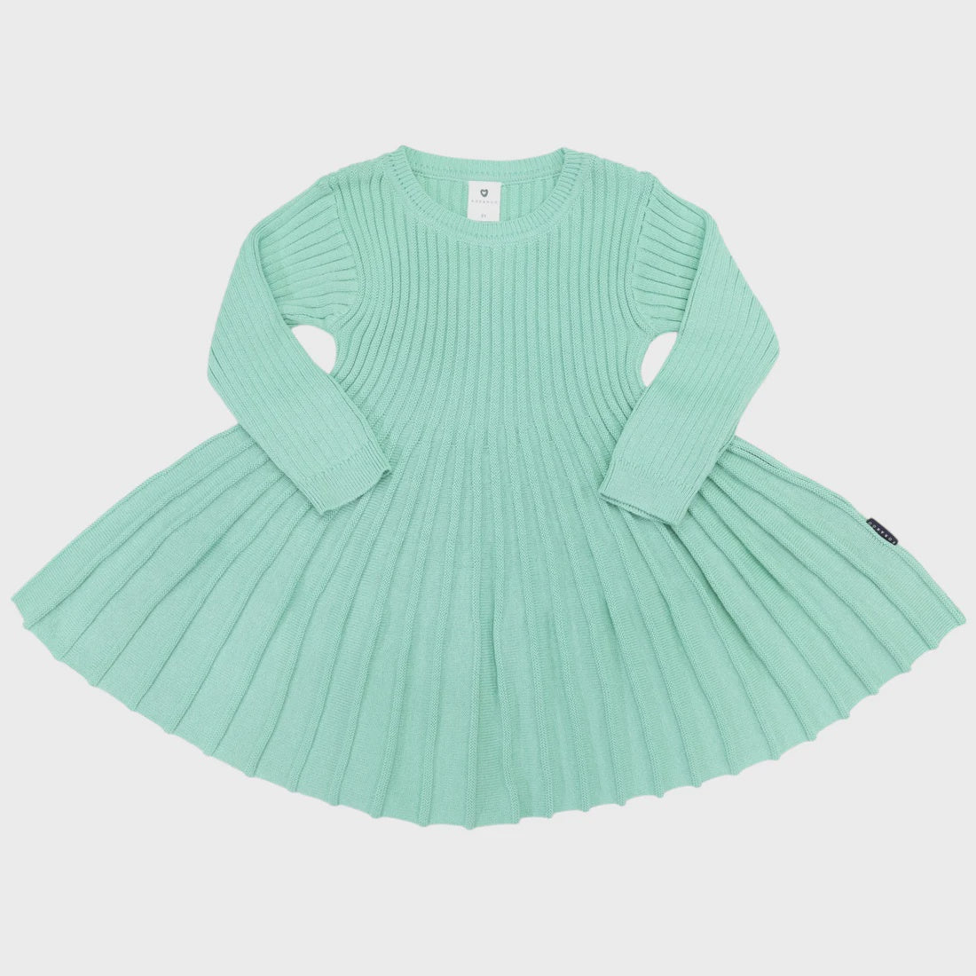 Swing Knit dress | Green
