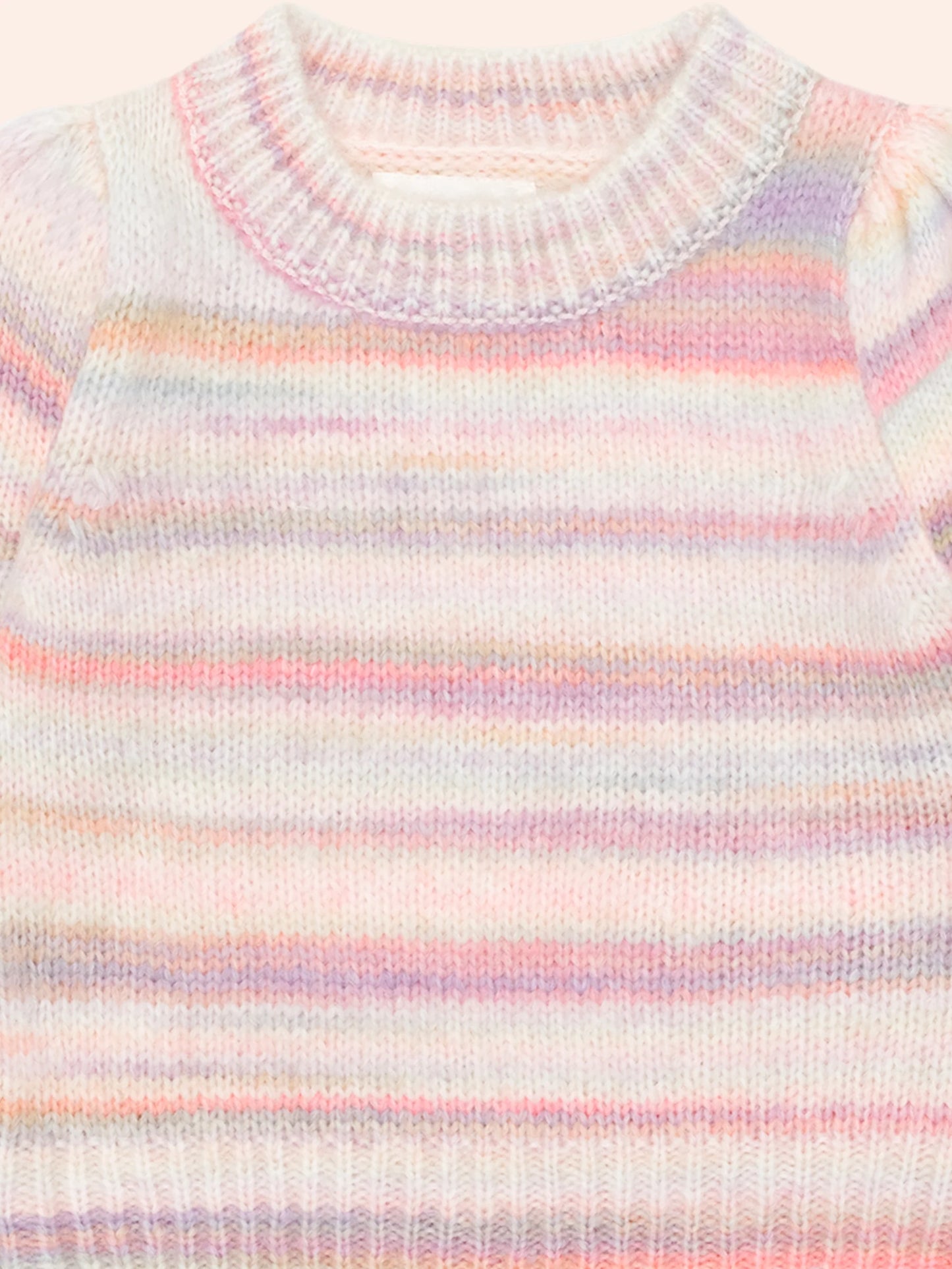 Rainbow Puff Jumper
