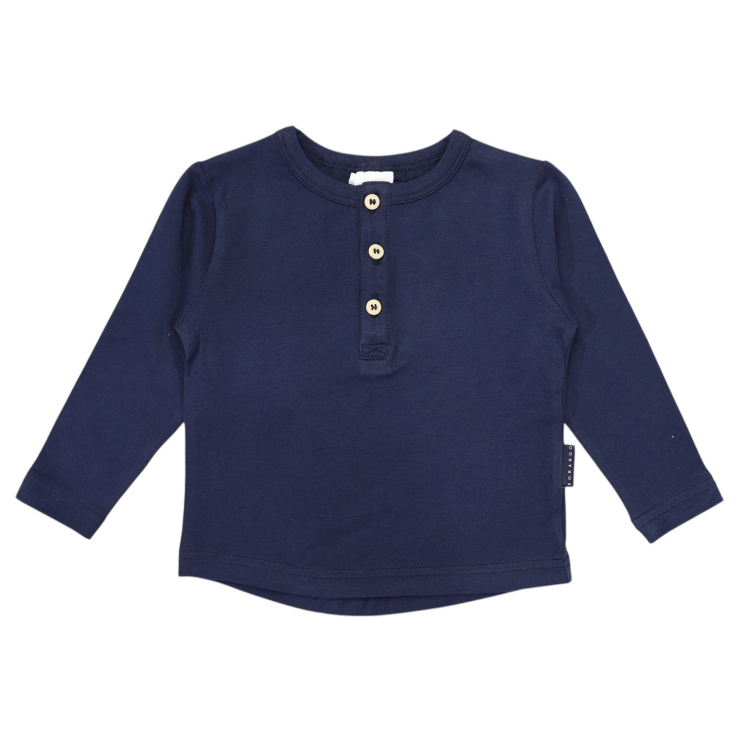 Essential Henley Tee Navy