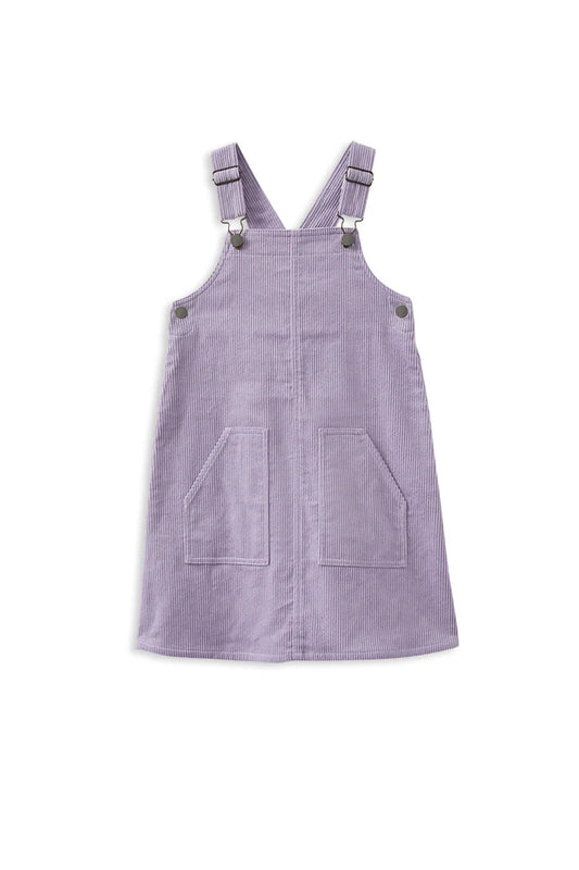 Girls Lilac Cord Dress