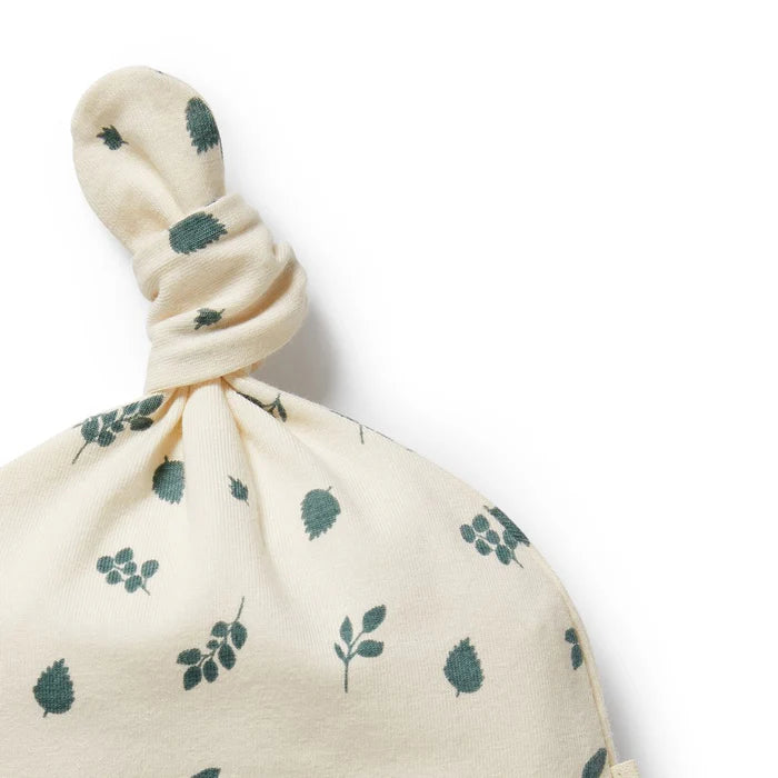 Twilight Leaf Organic Knot Hat