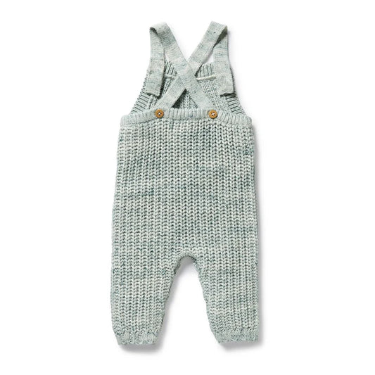 Moss Speckle Organic Knitted Overall
