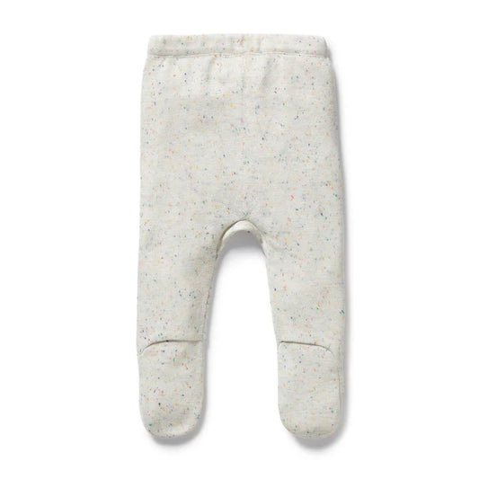 Hundreds and Thousands Organic Knitted Legging with Feet