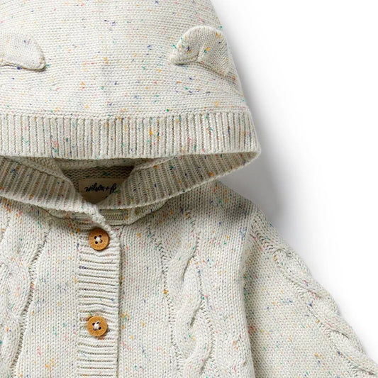 Hundreds and Thousands Organic Knitted Cable Jacket