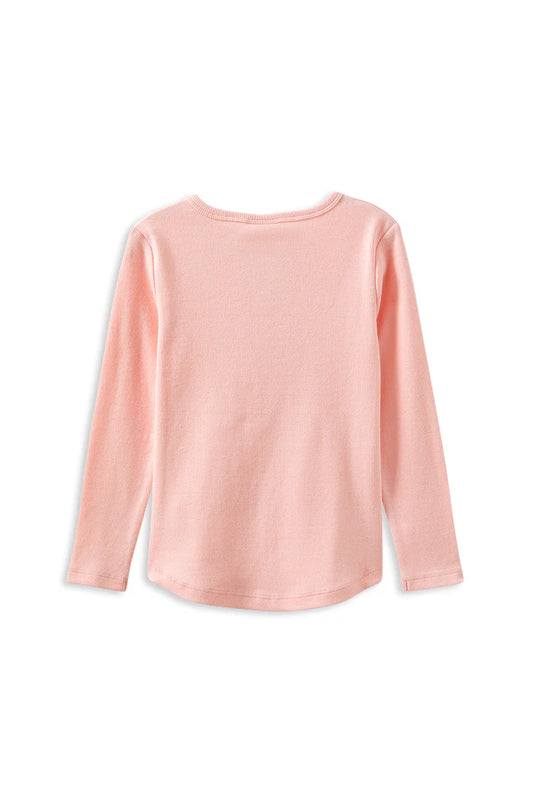 Girls Whisper Rose Henley