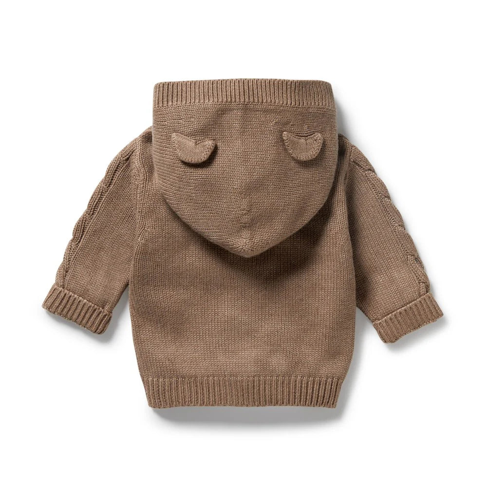 Coco Speckle Organic Knitted Cable Jacket