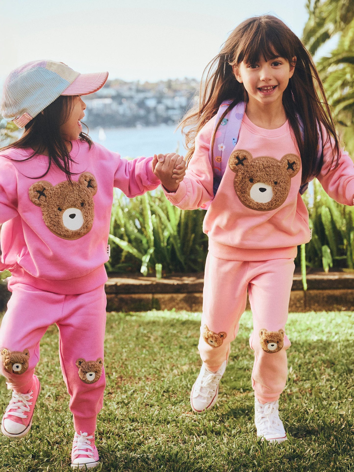 Blush Furry Huxbear Track Pant