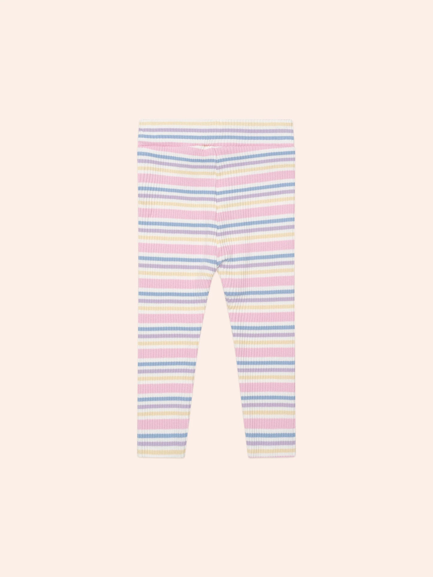 Rainbow Stripe Rib Legging