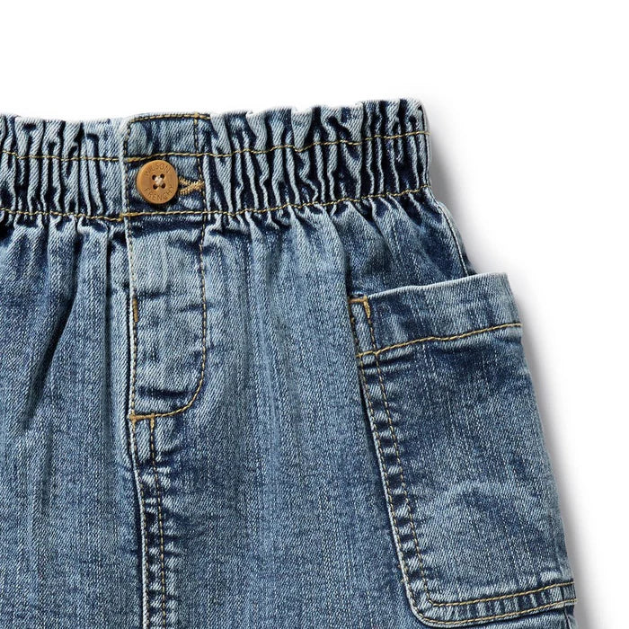 Organic Denim Skirt