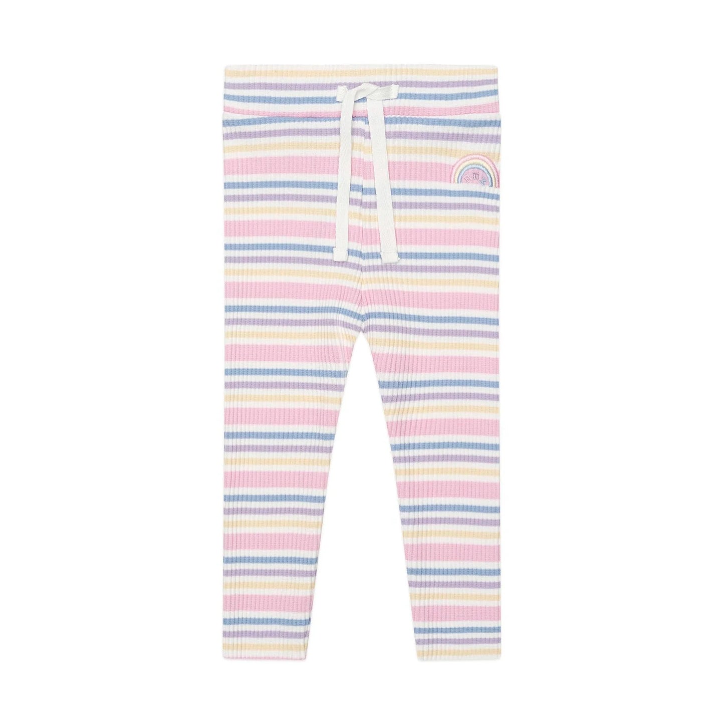 Rainbow Stripe Rib Legging