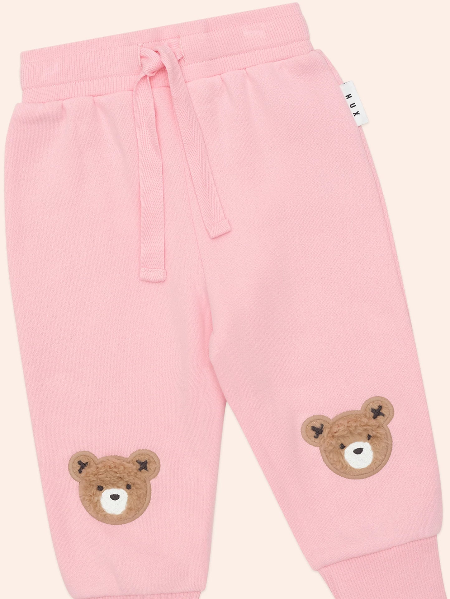 Blush Furry Huxbear Track Pant