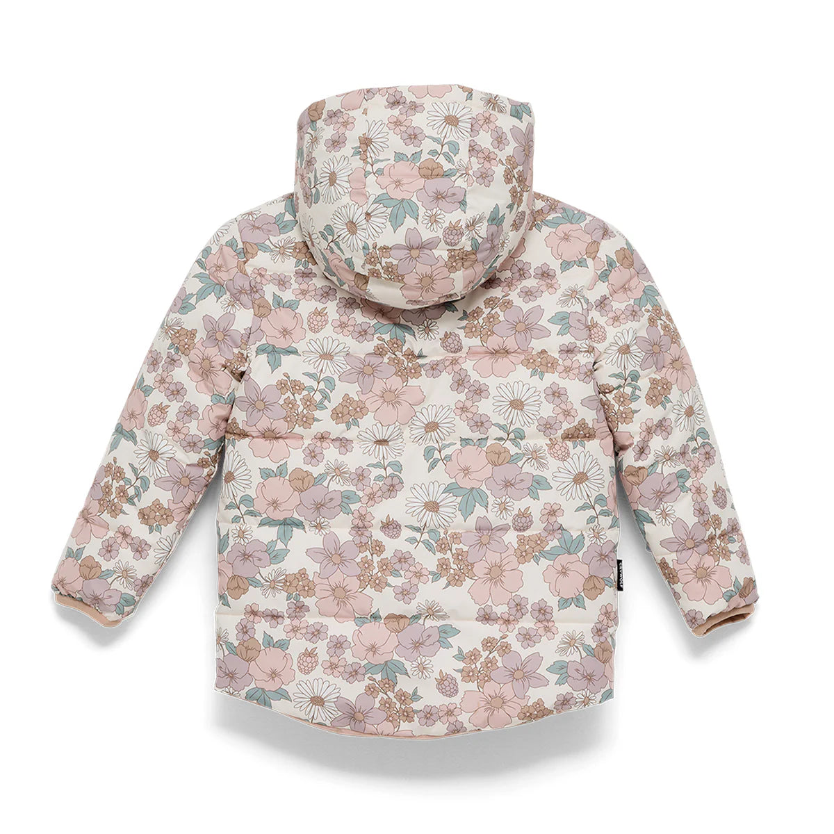 Reversible Eco-Puffer Daisy Floral