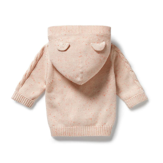 Fairy Floss Organic Knitted Cable Jacket