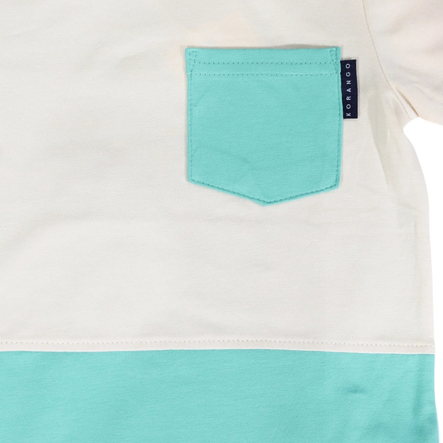 Colour Block Tee Green