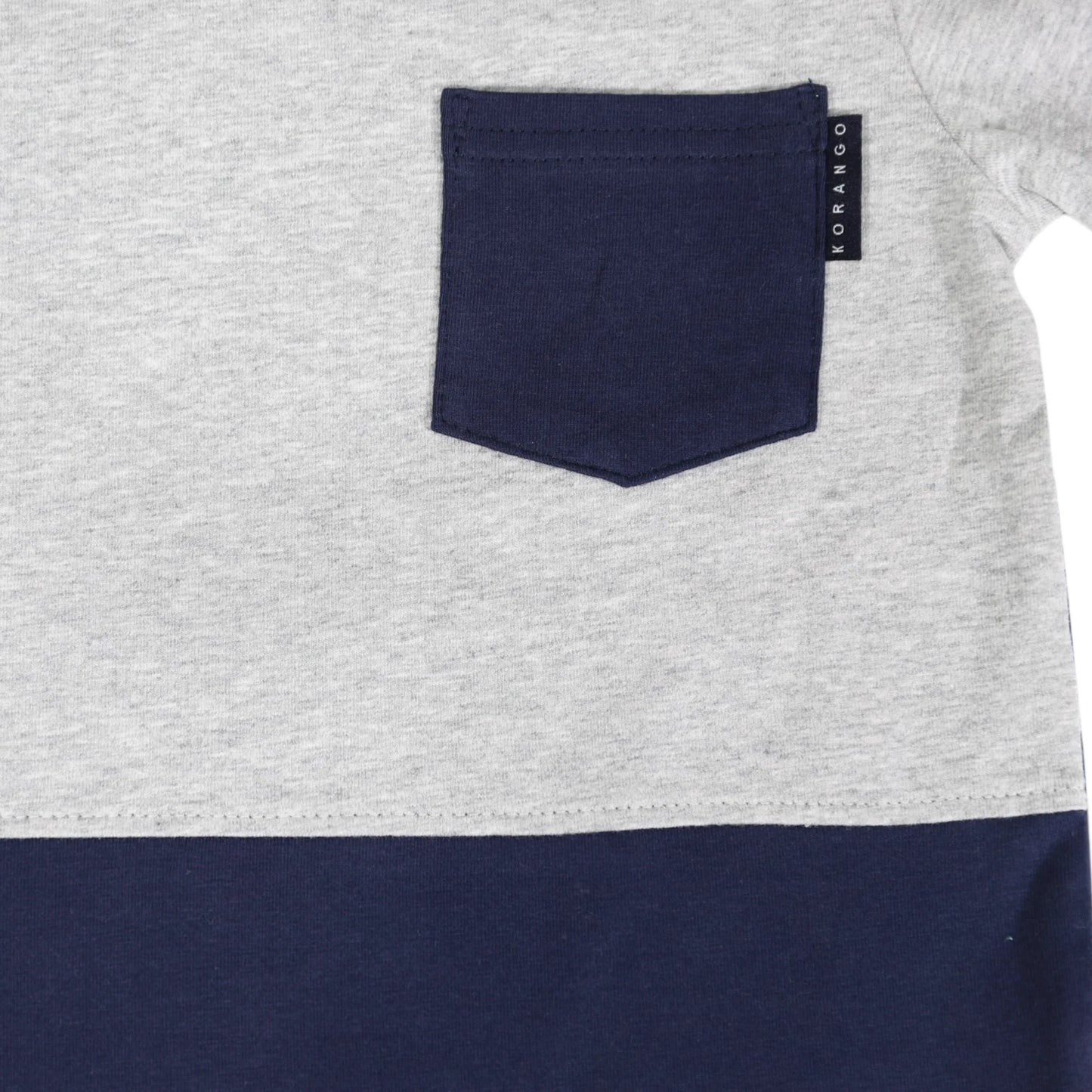 Colour Block Tee Navy