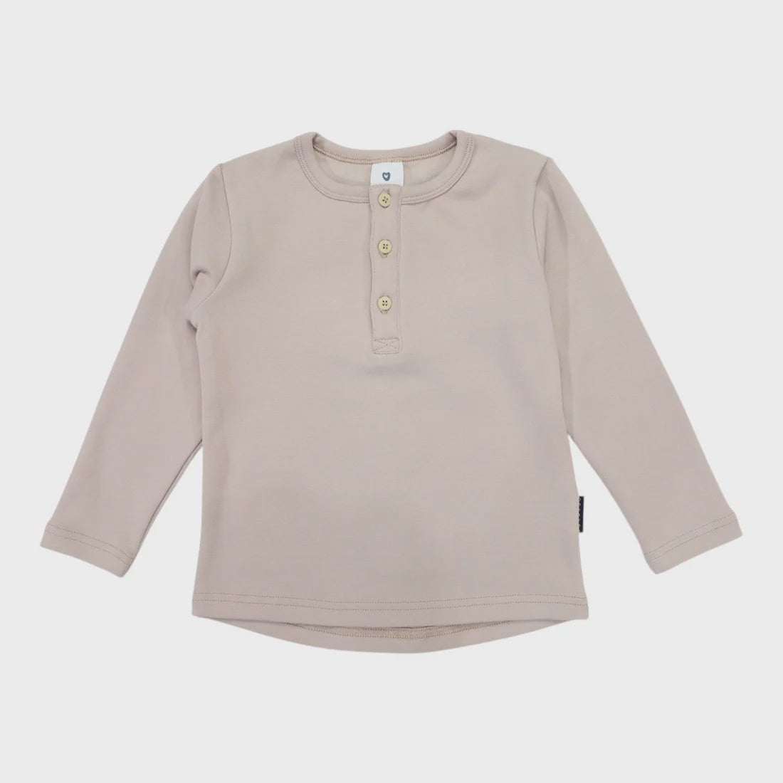 Henley Long Sleeve Tee | Chestnut