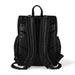 Signature Nappy Backpack - Black Dimple Vegan Leather