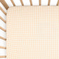 Fitted Cot Sheet - Neutral Gingham